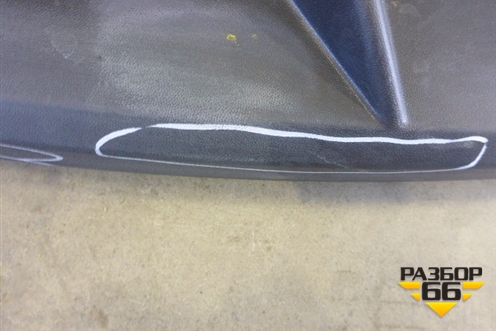 Юбка заднего бампера (под парктроник) (5E5807521) для Skoda Octavia (A7) с 2013г (Октавия)