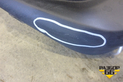 Юбка заднего бампера (под парктроник) (5E5807521) для Skoda Octavia (A7) с 2013г (Октавия)