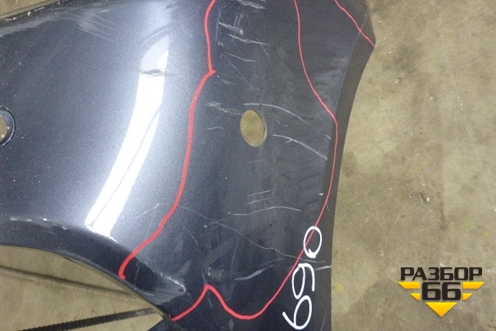 Бампер передний (AMG под парктроник) (A2058850925) для Mercedes Benz C-Klass W205 с 2014г (Ц)