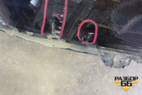 Бампер задний (5NU807421) для Volkswagen Tiguan с 2011-2016г (Тигуан)