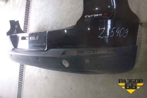 Бампер задний (Под парктроник) для Volkswagen Tiguan с 2011-2016г (Тигуан)