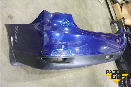 Бампер задний (под парктроник) для Nissan Almera G15 с 2012г (Альмера Г15)