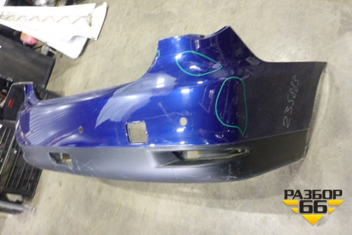 Бампер задний (под парктроник) для Nissan Almera G15 с 2012г (Альмера Г15)