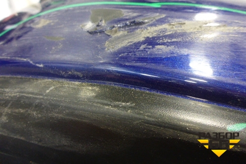 Бампер задний (под парктроник) для Nissan Almera G15 с 2012г (Альмера Г15)