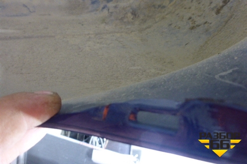 Бампер задний (под парктроник) для Nissan Almera G15 с 2012г (Альмера Г15)