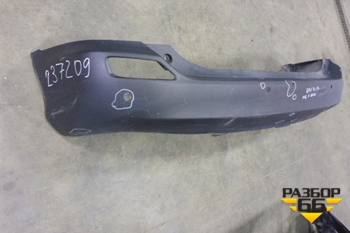 Бампер задний (до 2015 под парктроник) (5215942190) для Toyota Rav-4 с 2012-2019г (Рав 4)