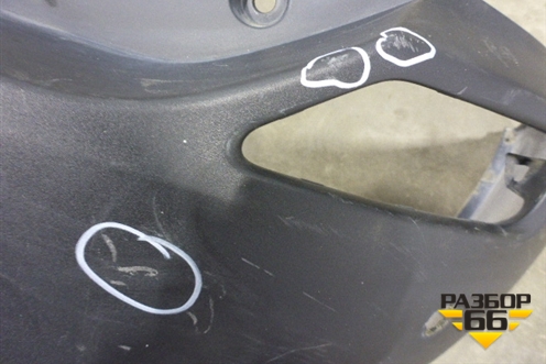 Бампер задний (до 2015 под парктроник) (5215942190) для Toyota Rav-4 с 2012-2019г (Рав 4)