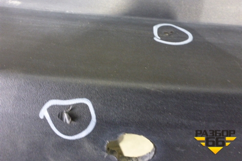 Бампер задний (до 2015 под парктроник) (5215942190) для Toyota Rav-4 с 2012-2019г (Рав 4)