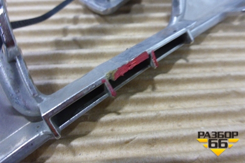 Накладка заднего бампера (A1668852474) для Mercedes Benz GL-Klass X166 с 2012г (ГЛ)