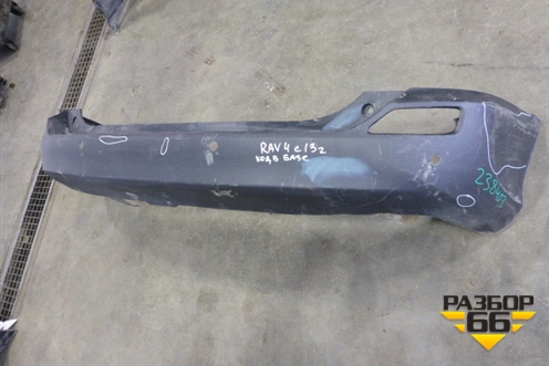 Бампер задний (до 2015 под парктроник) (5215942190) для Toyota Rav-4 с 2012-2019г (Рав 4)