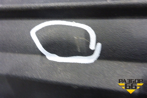 Накладка заднего бампера (до 2012г) (5216260040) для Toyota Land Cruiser (200) с 2008г (Ленд Крузер)