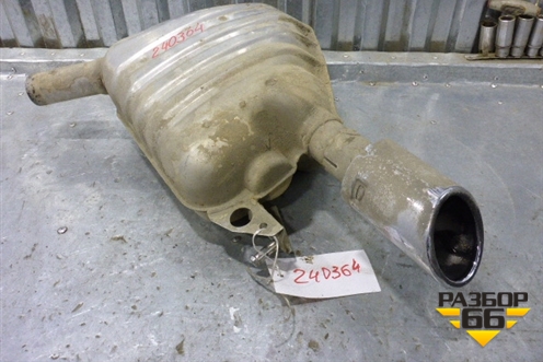 Глушитель  левый задняя часть для Audi A5/S5 с 2007-2016г (А5/С5)