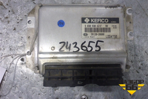 Блок управления двигателем (1.5л АКПП G4EC бензин) (3912026686) для Kia Cerato с 2003-2009г (Серато 1)