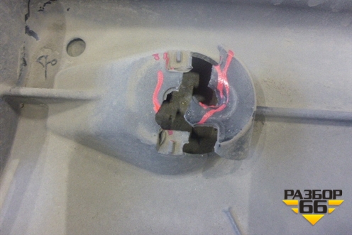 Защита антигравийная правая для Seat Ibiza с 2008-2017г (Ибица)