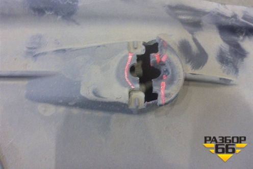 Защита антигравийная правая для Seat Ibiza с 2008-2017г (Ибица)