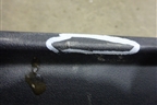 Накладка заднего бампера (до 2012г) (5216260040) для Toyota Land Cruiser (200) с 2008г (Ленд Крузер)