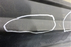 Накладка заднего бампера (до 2012г) (5216260040) для Toyota Land Cruiser (200) с 2008г (Ленд Крузер)