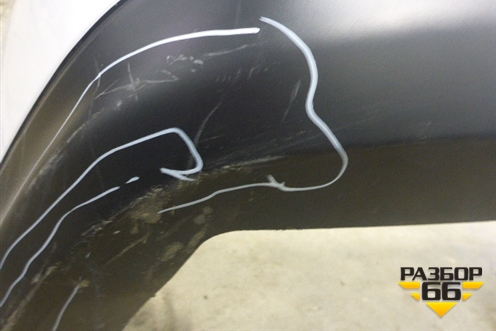 Бампер задний (под парктроник) (850223KN0H) для Nissan Pathfinder (R52R) с 2012-2020г (Патфиндер)