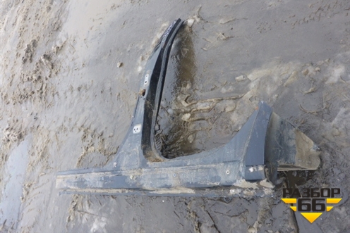 Порог со стойкой левый для Nissan Almera G15 с 2012г (Альмера Г15)