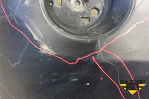 Бампер задний (85022JD00H) для Nissan Qashqai (J10E) с 2006-2013г (Кашкай)