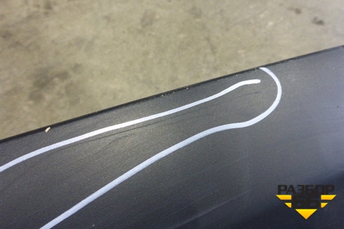 Юбка заднего бампера (до 2014г) (850B21KA1A) для Nissan Juke (F15) с 2010-2019г (Жук)