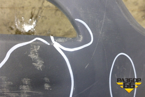 Бампер задний (после 2013г под парктроник) (95905513) для Chevrolet Captiva с 2011г (Каптива 1 рестаилинг)