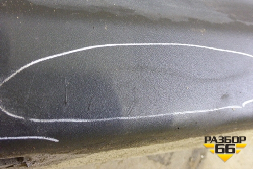 Накладка на порог наружная правая (6H52101D56) для Land Rover Freelander 2 с 2007г (Фрилендер)