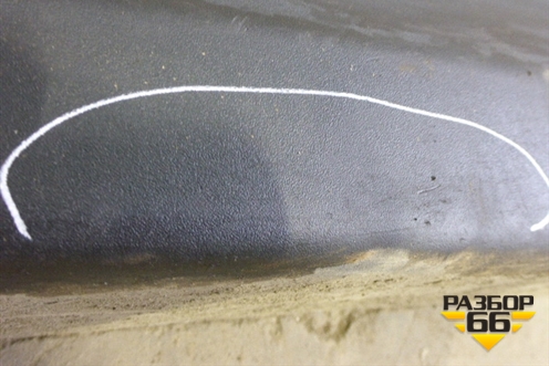 Накладка на порог наружная правая (6H52101D56) для Land Rover Freelander 2 с 2007г (Фрилендер)