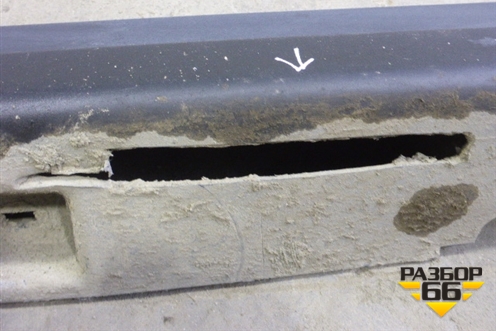 Накладка на порог наружная правая (6H52101D56) для Land Rover Freelander 2 с 2007г (Фрилендер)