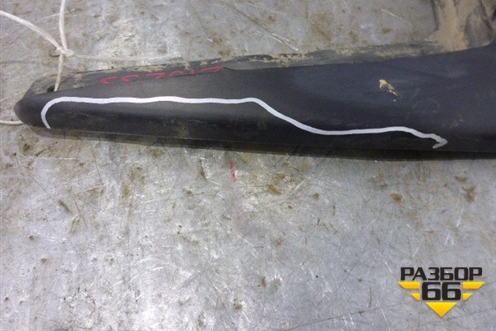 Брызговик задний левый (5370B277) для Mitsubishi ASX с 2010г (АСХ)