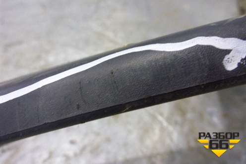 Брызговик задний левый (5370B277) для Mitsubishi ASX с 2010г (АСХ)