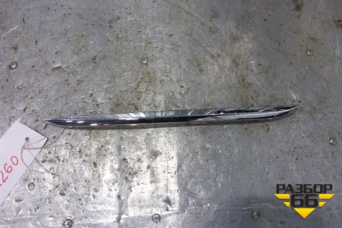 Накладка заднего бампера правая (хром) (A2058850621) для Mercedes Benz C-Klass W205 с 2014г (Ц)