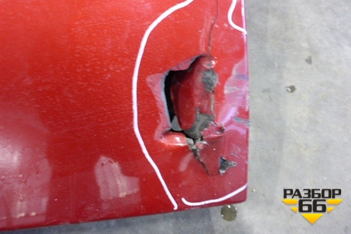 Дверь багажника без стекла (5ти дверный кузов) (LR027614) для Land Rover Range Rover Evoque с 2011-2018г (Евог)