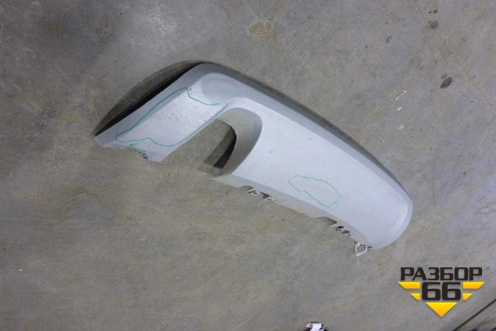 Накладка заднего бампера (850700171R) для Nissan Terrano с 2014г (Терано)