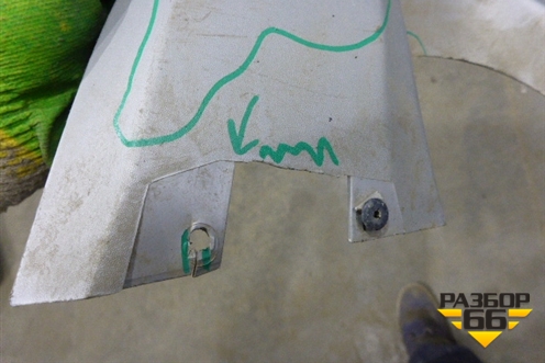 Накладка заднего бампера (850700171R) для Nissan Terrano с 2014г (Терано)