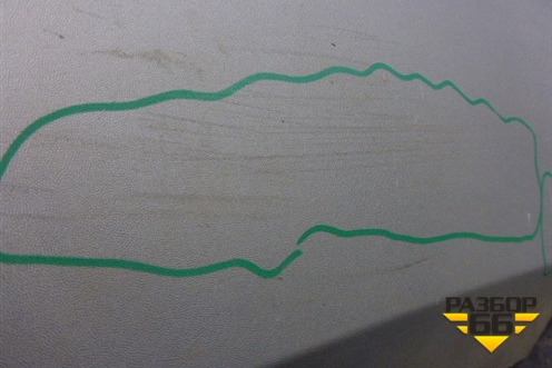 Накладка заднего бампера (850700171R) для Nissan Terrano с 2014г (Терано)