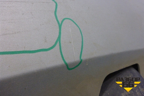 Накладка заднего бампера (850700171R) для Nissan Terrano с 2014г (Терано)