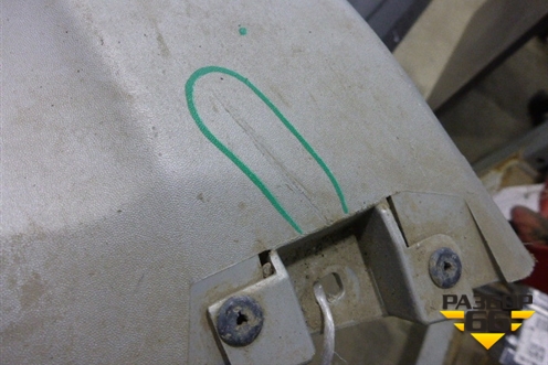 Накладка заднего бампера (850700171R) для Nissan Terrano с 2014г (Терано)