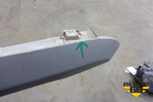 Накладка заднего бампера (850700171R) для Nissan Terrano с 2014г (Терано)