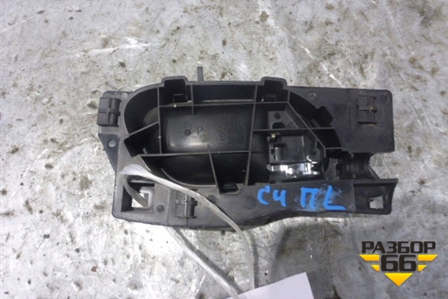 Ручка внутренняя двери передней левой (9657086277) для Citroen C4 с 2005-2011г (С4)