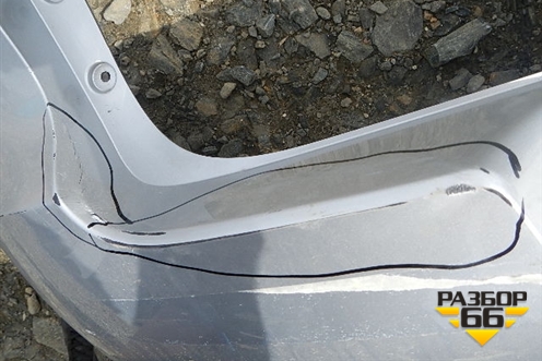 Бампер задний для Volkswagen Tiguan с 2011-2016г (Тигуан)