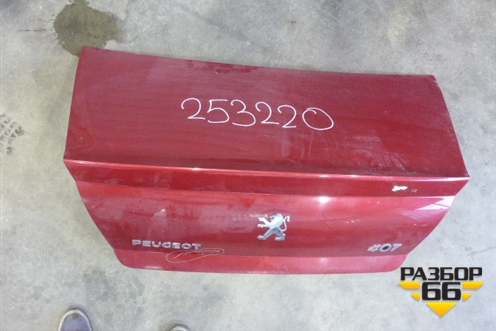 Крышка багажника для Peugeot 407 с 2004г