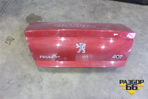 Крышка багажника для Peugeot 407 с 2004г