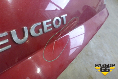 Крышка багажника для Peugeot 407 с 2004г