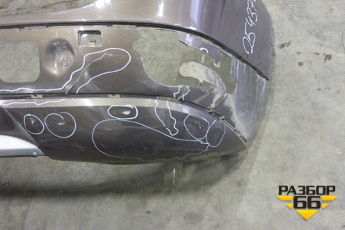 Бампер задний (до 2014г с накладкой) для BMW X3 F25 с 2010-2017г (Х3 Ф25)