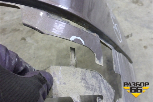 Бампер задний (до 2014г с накладкой) для BMW X3 F25 с 2010-2017г (Х3 Ф25)