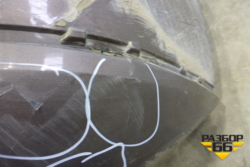 Бампер задний (до 2014г с накладкой) для BMW X3 F25 с 2010-2017г (Х3 Ф25)