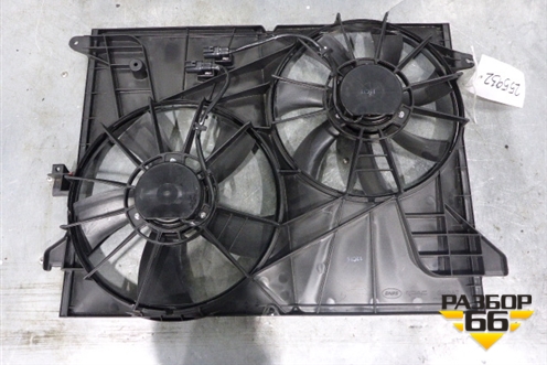 Вентилятор охлаждения радиатора (в сборе новый) (4805156) для Chevrolet Captiva с 2006-2011г (Каптива 1 до рестаилинг)