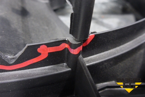 Вентилятор охлаждения радиатора (в сборе новый) (4805156) для Chevrolet Captiva с 2006-2011г (Каптива 1 до рестаилинг)