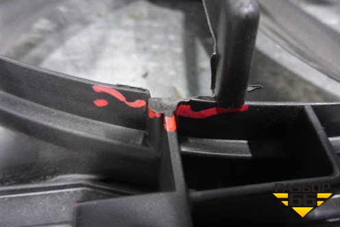 Вентилятор охлаждения радиатора (в сборе новый) (4805156) для Chevrolet Captiva с 2006-2011г (Каптива 1 до рестаилинг)